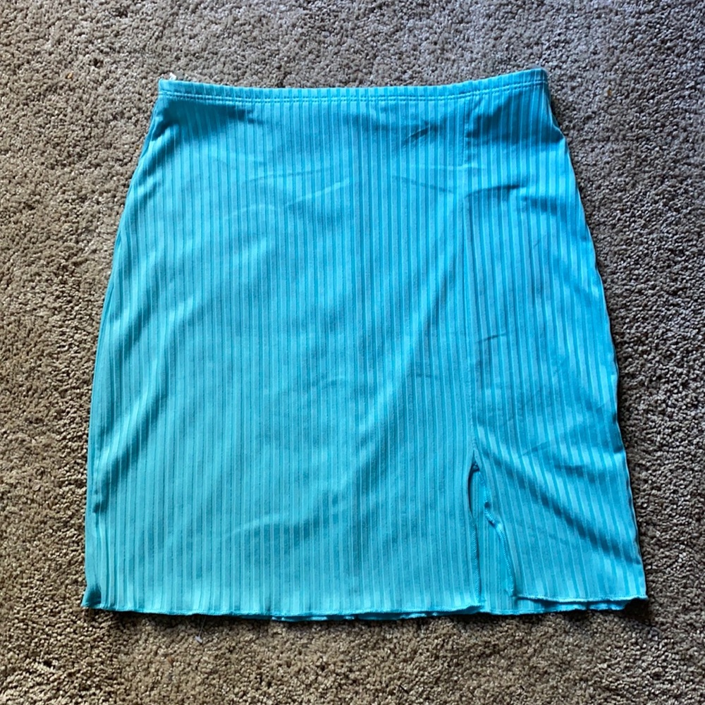 Light blue skirt